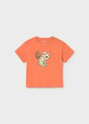 Mayoral Kız Bebek Kısa Kollu T-shirt Turuncu - 01004
