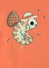 Mayoral Kız Bebek Kısa Kollu T-shirt Turuncu - 01004