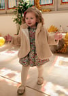 Mayoral Kız Bebek Krem Kürkü Mont 2477