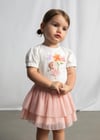 Mayoral Kız Bebek Pileli Tül Etek Pembe - 01902