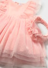 Mayoral Kız Bebek Saç Bandı ve Tül Elbise Set Pembe - 01905