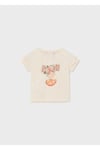 Mayoral Kız Bebek T-shirt 2'Li Kısa Kol 01008