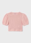 Mayoral Kız Çocuk Dekoratif T-shirt Pembe - 03003
