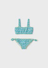 Mayoral Kız Çocuk Desenli Bikini Turkuaz - 03735