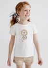 Mayoral Kız Çocuk Kahverengi Set-2 Li Tshirt-Kısa Kollu 