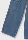 Mayoral Kız Çocuk Kargo Cepli Denim Pantolon