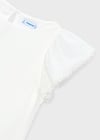 Mayoral Kız Çocuk Krem Tül Bluz - 03195