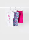 Mayoral Kız Çocuk Pembe Set-Etek-3 Parçalı 