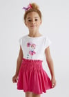 Mayoral Kız Çocuk Pembe Set-Etek-3 Parçalı 