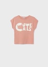 Mayoral Kız Çocuk Pembe Tshirt-Kısa Kol 