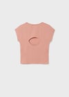 Mayoral Kız Çocuk Pembe Tshirt-Kısa Kol 
