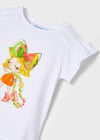 Mayoral Kız Çocuk Pembe Tshirt-Kısa Kollu 
