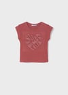 Mayoral Kız Çocuk Pembe Tshirt-Yıkamalı 