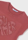 Mayoral Kız Çocuk Pembe Tshirt-Yıkamalı 