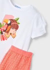 Mayoral Kız Çocuk Tişört Şort Takım