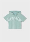 Mayoral Kız Çocuk Turuncu Tshirt-Kısa Kol 