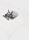 Mayoral Krem Erkek Çocuk Baskılı Uzun Kollu T-shirt 4090