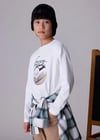 Mayoral Krem Erkek Çocuk Uzun Kollu T-shirt 7003
