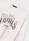 Mayoral Krem Erkek Çocuk Uzun Kollu T-shirt 7007