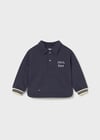 Mayoral Lacivert  Erkek Bebek İşlemeli Sweatshirt 2415