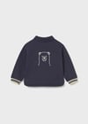 Mayoral Lacivert  Erkek Bebek İşlemeli Sweatshirt 2415