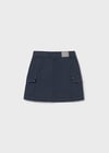 Mayoral Lacivert Kız Çocuk Gabardin Etek 7905