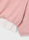 Mayoral Pembe Kız Çocuk Peluş Sweatshirt 4431