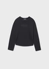 Mayoral Siyah Kız Çocuk Sweatshirt 7423