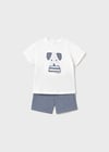 Mayoral Yazlık Erkek Bebek T-shirt Şort 2'li Set 