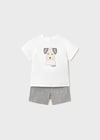 Mayoral Yazlık Erkek Bebek T-shirt Şort 2'li Set 