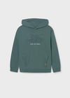 Mayoral Yeşil Erkek Çocuk Kapüşonlu Sweatshirt 7401