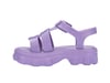 Mini Melissa Ella Infantil Preto Kız Çocuk Sandalet Mor 36442