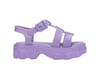 Mini Melissa Ella Infantil Preto Kız Çocuk Sandalet Mor 36442