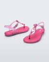 Mini Melissa Kız Çocuk Simli Sandalet