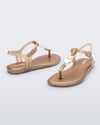 Mini Melissa Kız Çocuk Simli Sandalet