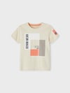 Name it Erkek Çocuk Bej Tshirt