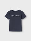 Name ıt Erkek Çocuk Lacivert T-shirt