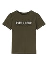 Name ıt Erkek Çocuk Olive Night T-shirt