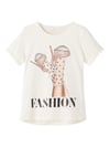 Name ıt Kız Çocuk Beyaz T-shirt