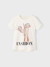 Name ıt Kız Çocuk Beyaz T-shirt