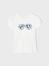 Name ıt Kız Çocuk Beyaz T-shirt
