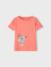 Name ıt Kız Çocuk Turuncu Tshirt
