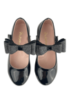 Nubebe 2335 Baretten Fiyonklu Kız Çocuk Siyah Babet