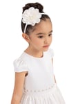 Pamina Kız Çocuk Ecru Elbise 33176PR