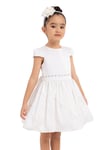 Pamina Kız Çocuk Ecru Elbise 33176PR