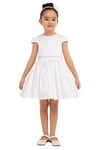 Pamina Kız Çocuk Ecru Elbise 33176PR