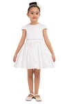 Pamina Kız Çocuk Ecru Elbise 33176PR