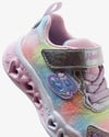 Skechers Flutter Heart Lights Simply L Kız Çocuk Gri Işıklı Spor Ayakkabı