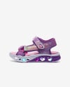 Skechers Flutter Hearts Mor Kız Çocuk Işıklı Sandalet
