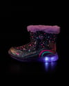 Skechers İllumi Brights Kız Çocuk Siyah Işıklı Bot